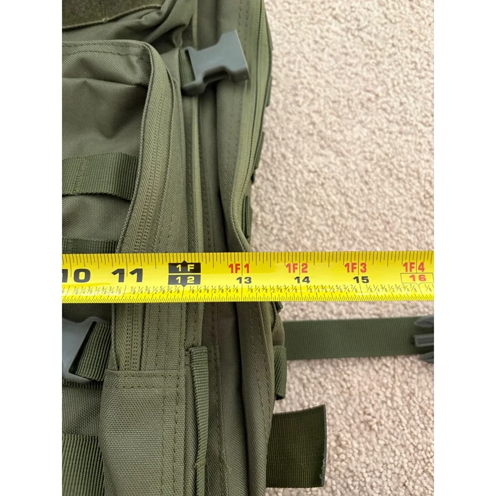 New! Ciana Men Backpack Military Tactical 40L Olive Green MOLLE Hiking School